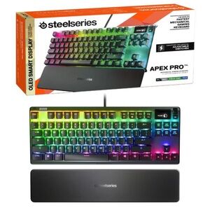 SteelSeries Apex Pro TKL Mechanical Gaming Keyboard - Black